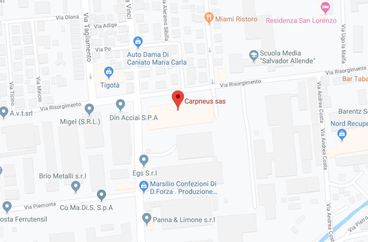mappa sede carpneus